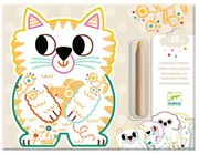 Djeco Omaľovánka s farbičkou Domáce zvieratká