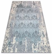 Koberec CORE W3824 Ornament Vintage - svetlomodrý / krém / sivý