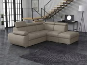 Rohová sedačka Gozo 2RR1P (svetlohnedá) (s úl. priestorom) (p)