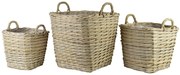 Sada 3 ks košíků GUSTAV V M-XL béžová