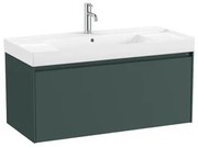 Roca Ona kúpeľňová skrinka s umývadlom 100x50,5x46 cm zelená mat ONA1001ZZM
