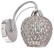Nástenná lampa TOBIAS 1xE27/40W/230V lesklý chróm