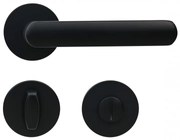 RK.K16.COMO.WC.CE kľučka na dvere čierna na WC