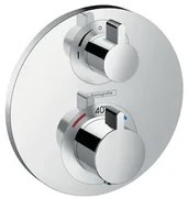 Sprchová a vaňová batéria Hansgrohe Ecostat S bez podomietkového telesa chróm 15758000