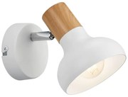 Biele nástenné svietidlo ø 10 cm Latika – Trio