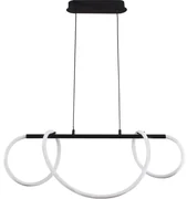 Polux LED Luster na lanku EMMA LED/38W/230V čierna SA2113
