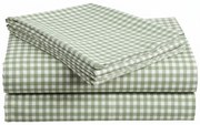 Bavlnená plachta do detskej postieľky GRENTIS zelená 110x160 cm