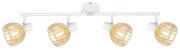 Bodové svietidlo ATARRI 4xE14/25W/230V biela/béžová