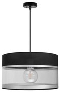 Závesné svietidlo Elegance, 1x textilné tienidlo (výber z 5 farieb - kombinácia 2 farieb), (výber z 3 farieb konštrukcie), (fi 35cm)