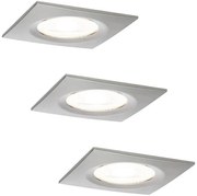 Paulmann 93615 - SADA 3x LED/7W IP44 Stmievateľné Kúpeľňové podhľadové svietidlo W1226