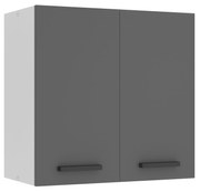 Kuchynská skrinka Belini Premium Full Version horná 60 cm šedý mat