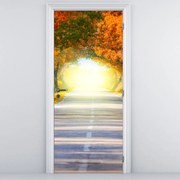 Fototapeta na dvere - Brána z korún stromov (95x205cm)