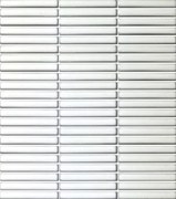 Keramická mozaika Premium Mosaic Kit Kat snow 28x31 cm lesk MOSKK3SNL