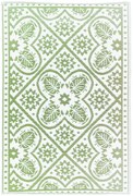 Koberec Hayley, 122x180 cm, biela/zelená