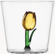Ručne vyrobený pohár z borosilikátového skla Botanica