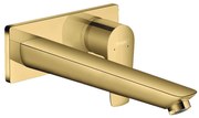 Hansgrohe Talis E, páková umývadlová batéria pod omietku, s výtokom 22,5 cm, zlatá lesklá, HAN-71734990