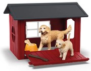 Schleich 42722 Psia búda so zlatým retrieverom