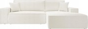 Rohová sedacia súprava Fatime new (p) (krémová)