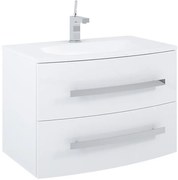 Kúpeľňová skrinka pod umývadlo Perla White 80 2S biela