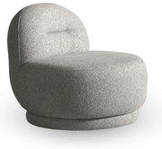 Svetlosivé kreslo Ovo – Miuform