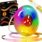 BERGE LED pásik RGB Neon COB 12V - 450D - 15W/m - IP20 - 1m