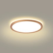 Brilagi - LED kúpeľňové stropné svietidlo ULTRA SLIM LED/18W/230V pr. 30 cm ružové zlato IP54