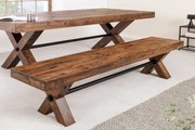 Rustikálna jedálenská lavica Morelos borovica 180cm