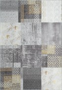 Spoltex, Kusový koberec Edessa 1300 Grey, 140x200, šedá, chodba / predsieň