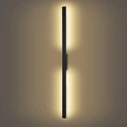 BRILAGI - LED vonkajšie nástenné svietidlo LUNA LED/30W/230V 3000K IP65 150 cm čierne CRI 90