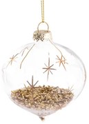 Závesná vianočná dekorácia FJER zlatá 711596
