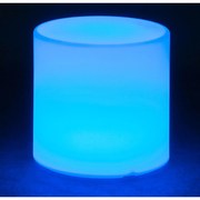 LED svietiaci stolík/taburet, 40x40x40 cm