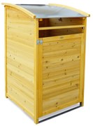 Habau Záhradný box na smetný kôš, 120 l (prírodná)  (100271525)