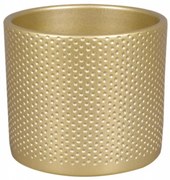 Obal na kvetináč Zeus Dots 13 cm zlatý