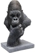 Thinking Gorilla Head dekorácia čierna 49cm
