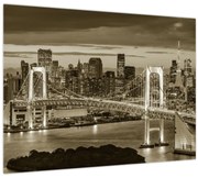 Obraz - Zlaté veľkomesto (70x50 cm)