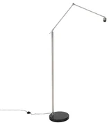 Moderná stojaca lampa oceľ nastaviteľná - Editor