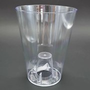 AMADEA Kvetináč plastový - doplnok k dreveným kvetináčom, priemer 13 cm, výška 17 cm