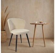 KROSBY Manšestrové kreslo béžová