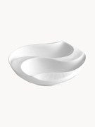 Ručne vyrobená servírovacia misa z porcelánu Wellenspiel Relief