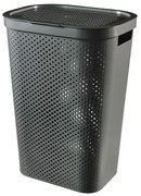 Curver Kôš na špinavú bielizeň INFINITY 59L recyklovaný plast tmavosivý