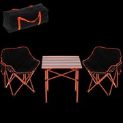 KPL. STÔL + 2 STOLIČKY TURISTICKÝ KEMPING *6334