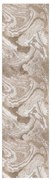 Béžový behúň 80x300 cm Marbled – Flair Rugs