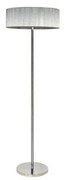 Stojacia lampa SOLO 3xE14/40W/230V šedá/lesklý chróm