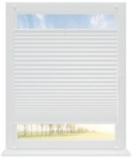 Dekodum Neinvazívna plisovaná roleta biela Šířka (cm): 51
