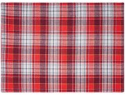 Home Elements Prestieranie Káro červenosivá, 33 x 45 cm