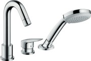 Hansgrohe Logis, batéria na okraj vane, 3-otvorová inštalácia, chrómová, HAN-71310000