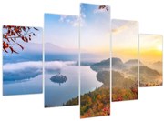 Obraz - Bledské jazero (150x105 cm)