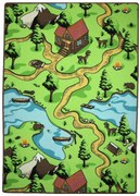 Detský kusový koberec Aljaška 5229, 80x120, viacfarebná, detská izba, Vopi