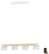 Eglo 900881 - LED RGBW Stmievateľný luster na lanku PORTICO-Z 4xLED/3,7W/230V