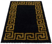 Koberec Hera čierno zlatý